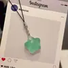 Lanyard para Teléfono con Purpurina Fina y Forma de Estrella Hinchada, Colgante para Bolso, Set de Regalo para Mejor Amiga, Cadena de Teléfono Transparente Hielo de Red