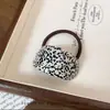 Goma para coleta alta de acetato con forma de arco ovalado, diadema versátil de nicho, banda elástica duradera, textura de coleta alta, versátil