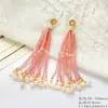 Cadena de cuentas con borlas de estilo nacional, hecha a mano, brocado Song, colgante multicolor, DIY, pin para solapa, adorno colgante, accesorio para bolso