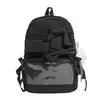 Mochila casual de moda, de nicho, de alto estilo para el día a día con un lindo moño, mochila rosa estilo coreano