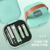 Set de Cortaúñas Portátil Anti-Salpicaduras Transfronterizo, Set de Cortaúñas de Belleza para Manicura, Set Completo de Herramientas de Manicura