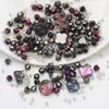 Paquete de Materiales DIY Flor de la Suerte Pulsera Cadena para Teléfono Móvil Pinza para el Cabello Pulsera Cadena para Teléfono Móvil Hecho a Mano Vidrio de Cristal Cuentas Sueltas Cuentas