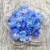 Nuevos accesorios de material de cuentas acrílicas de 18 mm, degradado jelly, pétalos de flor de cerezo, para manualidades DIY (solo pétalos)