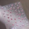 Hierro Nueva Tecnología Mariposa Vidrio Pegatinas Adhesivas Delgadas Resistentes para Uñas Rotas Joyería Serie Gelatina M-508