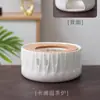 Bule de flor de vidro aquecido estilo japonês Lou base vazia Restaurante Aquecimento por vela chá perfumado isolamento chá cerâmica fogareiro de chá quente
