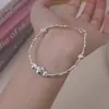 Pulsera de Ojo de Gato y Bambú Simple y de Alta Gama para Mujer, Lujo Ligero, Elegante Pulsera Retro, Temperamento a la Moda, Joyería de Mano Versátil