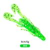 Señuelo blando con forma de camarón para comercio exterior transfronterizo 90mm5.7g camarón de pie plano pesca invertida grupo de pesca Texas gusano blando perca blackfish cebo falso