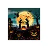 Banner de Porta de Garagem Halloween Amazon Transfronteiriço Decoração de Festa de Halloween Tecido de Fundo Atmosfera Tapeçaria