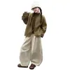 Conjunto de Otoño/Invierno para Niñas 2026 Nuevo Casual Estilo Coreano para Niños Medianos y Mayores Suéter Peludo con Forro de Terciopelo Ropa Interior Pantalones Deportivos Moderno