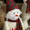 Nuevas Decoraciones Navideñas: Figuras de Muñeco de Nieve y Oso Navideños para Escaparates de Centros Comerciales y Hoteles, Adornos de Muñeco de Nieve para Escena Navideña