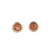 Aretes de Ventana de Flor de Rosa, Modernos, Lujo Ligero, Vintage, Exquisitos, Versátiles, de Nicho, Diseño de Alta Gama, Únicos
