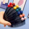Estilo Coreano Simple Popular en Internet Peine Antideslizante Accesorios para el Cabello Cabello Roto Flequillo Peine Pinza para el Cabello Plástico Disco Antideslizante Peine para el Cabello Tocado