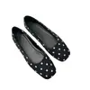 Primer Encuentro 2026 Primavera Lunares Punta Cuadrada Planos Estilo Coreano Zapatos de Mujer Estilo Chica Dulce Retro Versátiles Suela Suave Zapatos de Abuela