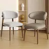 Cadeira de jantar minimalista nórdica, luxo leve para casa, cadeira de jantar moderna com encosto para hotel, cadeira casual com encosto para restaurante, cadeira popular online.