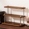 Portavasos, organizador de escritorio, estante multicapa para encimeras de sala de estar, utilizado para almacenar y exhibir tazas de té, vasos de agua, tazas de café y juegos de té