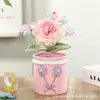 Regalo para el Día del Maestro: Portalápices de flor tejido a mano, regalo elegante para maestros, adorno de decoración de escritorio