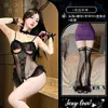 Lingerie Sexy, Uniforme de Coelho Fofo e Divertido, Body de Renda Tentador com Abertura, Não Precisa Tirar, Dropshipping