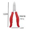 Cortador de unhas de aço inoxidável Alicate de nariz de bico Cortador de pele morta Grosso Tesoura de unhas Pedicure Alicate Cortador de unhas Alicate de descarga de broca