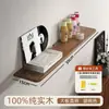 Estante flotante de madera maciza para almacenamiento, estantería de pared para sala de estar, estantería de pared para el hogar, estante de almacenamiento para cocina