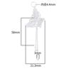 S925 Prata Esterlina Seiko Prata Simples Estilo Nacional Borboleta Oca Pingente Borla Colar DIY Brincos Acessórios de Prata Material