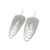 Pendientes de Pedrería Más Vendidos de Amazon, Pendientes de Borlas Multicapa Modernos y Personalizados, Accesorios Transfronterizos para Mujer, Pendientes 06