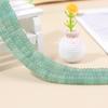 6*2mm Cuentas Espaciadoras de Ábaco de Jade de Cristal Natural Cuentas Sueltas DIY Pulsera Collar Espaciador Accesorios de Joyería Venta al por Mayor