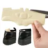 Almohadillas para Talón sin Pegamento para Tenis y Mocasines, Suaves y Anti-Desgaste, Almohadillas para Talón Antideslizantes, Autoadhesivas de Tela Mágica con Ajuste de Tamaño, Amortiguadoras de Medio Número