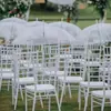 Cadeiras Estilo Bambu para Uso Externo, Cadeiras de Ferro Brancas para Casamento, Bancos para Banquete de Casamento, Cadeiras Douradas para Restaurante de Hotel com Encostos