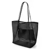 Bolsa de Praia Transfronteiriça, Sapatos, Roupa de Banho, Bolsa de Armazenamento para Viagem à Beira-Mar, Bolsa de Ombro de Malha Multifuncional, Bolsa Portátil para Natação