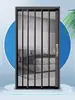 Marco de pantalla de ventana material de aluminio móvil de alta definición bolsillo medición en sitio instalación marco de soldadura sin costuras a prueba de perros a prueba de gatos diamante