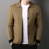 Venda Direta de Fábrica Cardigan de Tricô Primavera e Outono Jaqueta Solta Suéter de Outerwear Tendência Ins Peça Superior Versátil Masculina