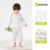 [Colección de Pijamas] Conjunto de Pijama Infantil Dudu Verano Niños Algodón Puro Ropa de Casa Atuendo de Verano Niñas Ropa para Aire Acondicionado