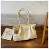 Bolso Tote de Cuero Encerado Aceitado Retro a la Moda para Mujer, Otoño/Invierno, Gran Capacidad, Para el Trabajo, Bolso de Hombro Único, Versátil, Sencillo, Cuero Suave, Bolso de Axila