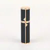 Botella de Recarga de Perfume de 5 ml con Relleno Inferior, Patrón de Lichi, Lujo Ligero, Portátil, Botella Vacía de Spray de Perfume de Relleno Directo