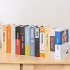Vendas Comerciais Livro Falso Livro de Simulação Decoração de Livros Decoração de Estante de Hotel e Escritório Adereços para Fotografia de Livros Livro Modelo