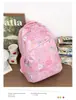 Mochila leve de grande capacidade, mochila escolar estilosa para estudante do ensino médio, desenho animado fofo, mochila casual fresca e doce