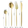 Amazon Transfronterizo Cubiertos de Acero Inoxidable Portugal Juego de Cuchillo Tenedor Cuchara Hotel Vajilla para Comida Occidental Cuchillo para Bistec Cuchara de Postre