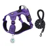 Arnés para perros superventas transfronterizo, compatible con rastreadores AirTag, diseñado para uso en exteriores y personalizable para evitar que las mascotas se pierdan