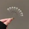 Horquilla China en Forma de U Súper de Hada, Nueva Horquilla Doble de Perlas en Forma de U Estilo Chino, Accesorio para el Cabello Hanfu Estilo Antiguo, Horquilla Simple y de Alta Gama para Mujeres