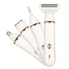 Depilador Elétrico USB para Área Íntima Feminina Transfronteiriço Depilador Quatro em Um Doméstico para Corpo Inteiro Uso Úmido e Seco