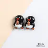 Dibujos Animados Lindos Comida Temática Pingüino Pegamento Cremoso DIY Funda para Teléfono Accesorios de Resina Imanes para Refrigerador Zuecos Materiales Hechos a Mano