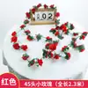 Enredadera Artificial de Rosas Transfronteriza con 45 Cabezas, Tiras de Flores de Seda Bicolor, Enredadera de Peonías para Ocultar Imperfecciones, Decoración de Techo para Aire Acondicionado