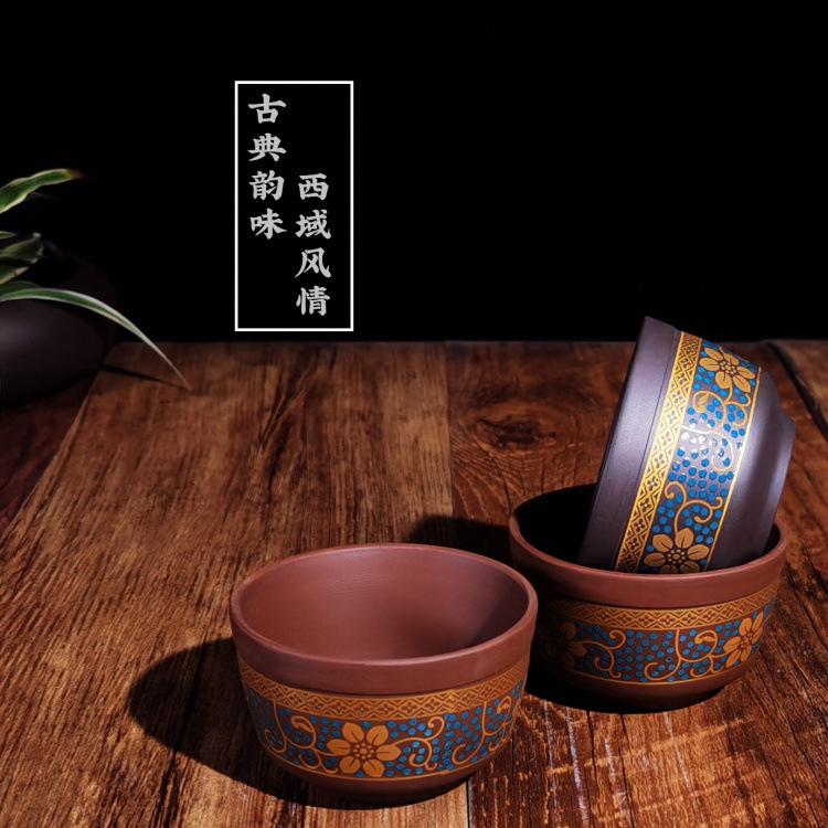 鎏金堆花茶杯100ml