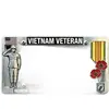 Nuevo marco de matrícula creativo de metal transfronterizo en homenaje a los veteranos para colección conmemorativa y decoración