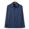 Camisa para Hombre Mayor Sin Planchar Nueva de Manga Larga Traje de Papá Talla Grande para Adultos Medianos Holgada Camisa de Verano Traje para Hombre de Primavera y Otoño