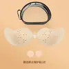 Pegatina de Pecho de Silicona Sólida de Mango Transfronteriza Invisible Anti-golpes Reuniendo Espalda Descubierta Vestido de Novia Espalda Hermosa Pegatina de Pecho Anti-deslizamiento