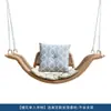 Silla Mecedora Colgante Casual para Balcón de Villa Silla Mecedora de Ratán para Terraza Jardín Silla Colgante de Ratán para Hotel al Aire Libre B&B Celebridad de Internet