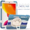 Adecuado para iPad 10.9 2020, funda protectora plana colorida para iPad 10.2, carcasa de soporte anticaída de silicona Air4