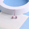 Clip de Perla de Pintura Metálica Brillante Caja de Almacenamiento Simple Transfronteriza Clip para Joyería Decoración de Accesorios para Ropa Caja Mini Portátil