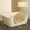 Bandeja para Gatos Extra Grande Extra Grande Abierta Semicerrada Inodoro Anti-Salpicaduras Gatito Caja de Arena para Gatos Suministros para Gatos